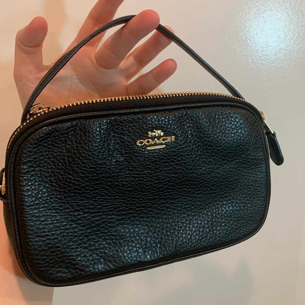 Coach Mini Leather Crossbody Bag